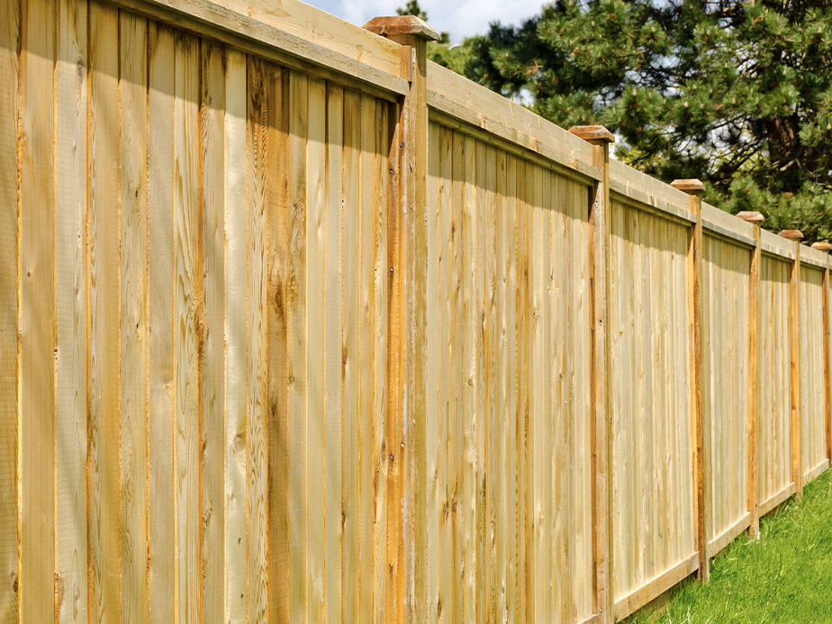 Powell OH cap and trim style wood fence